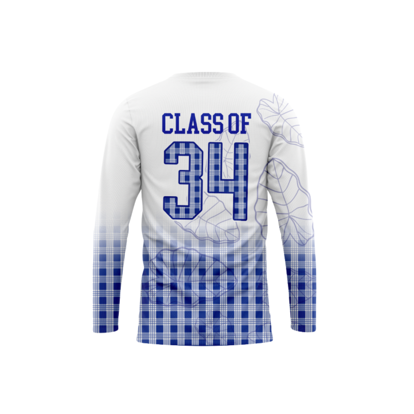 Kamehameha Class of 2034 Long Sleeve Shirt WHITE