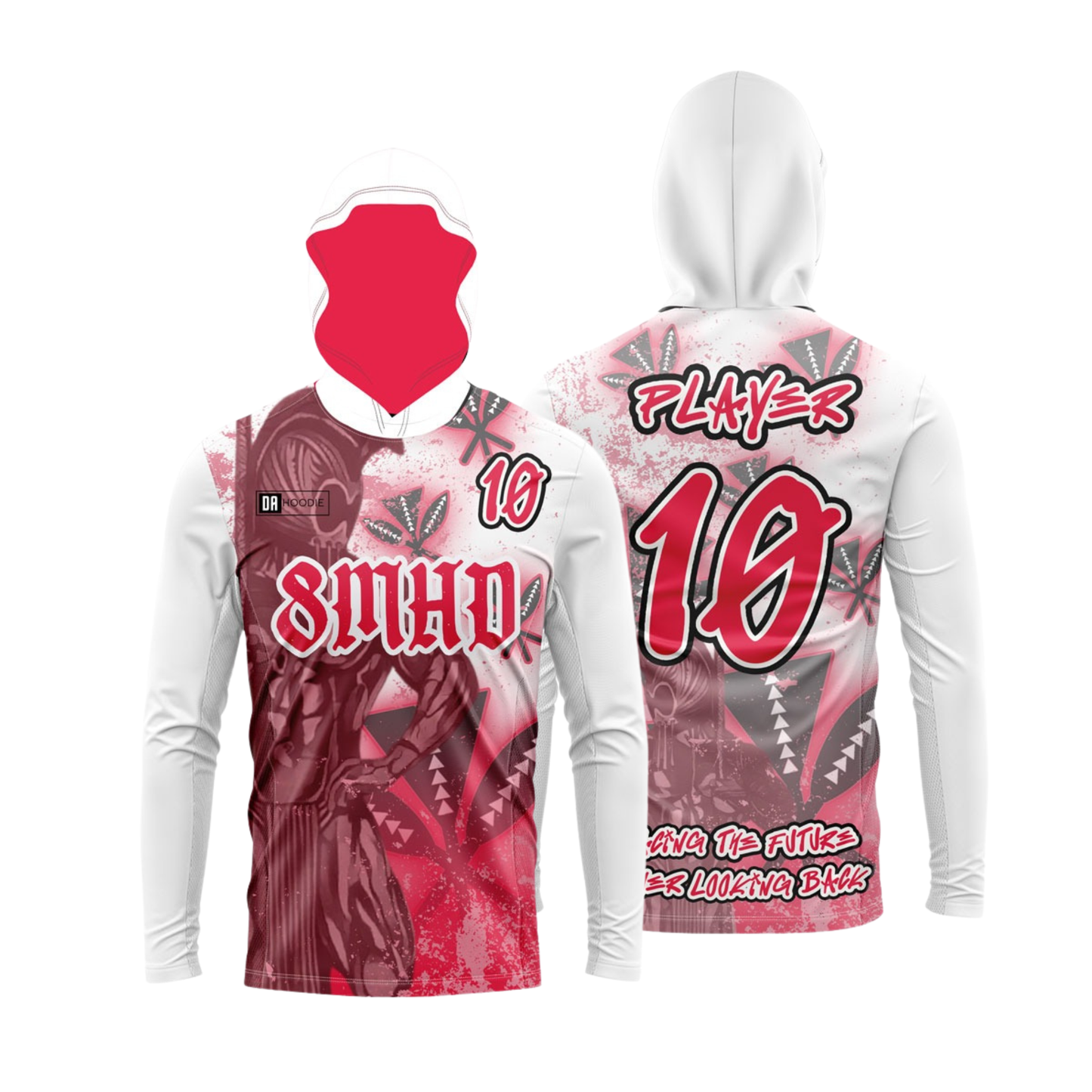 Team 8MHD Flag Football Parent/Coach Booster - Long Sleeve Shirt - Red