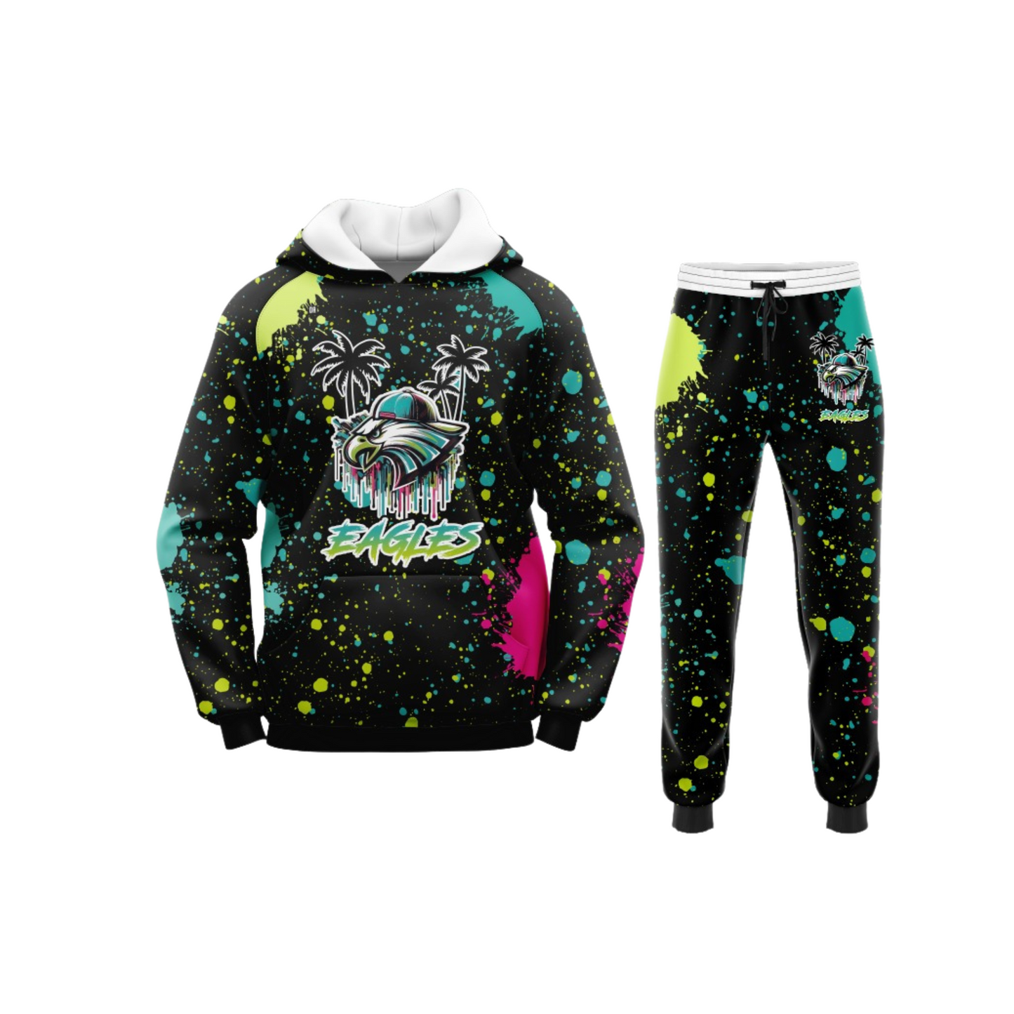 Eagles Flag Football Hoodie & Pants Set - YOUTH