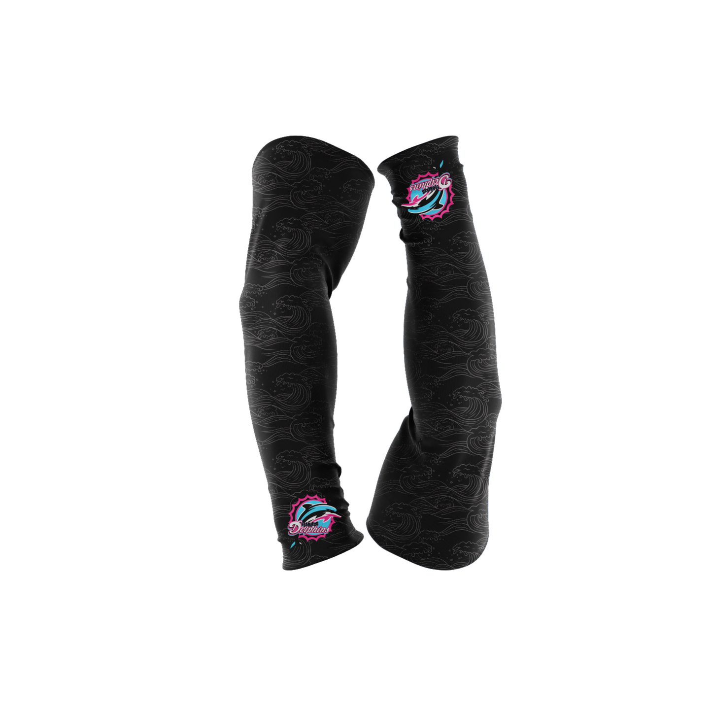 *CUSTOM* Fearless Dolphins - Player Arm Sleeves