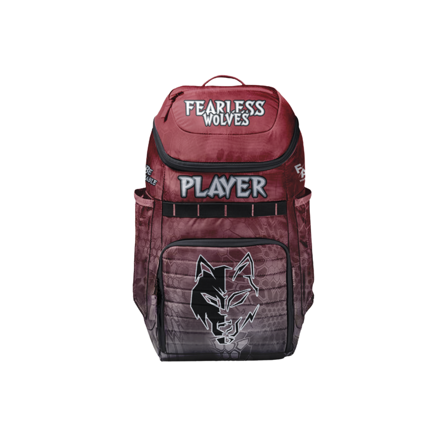 *CUSTOM* Fearless Wolves Flag Football - Backpack