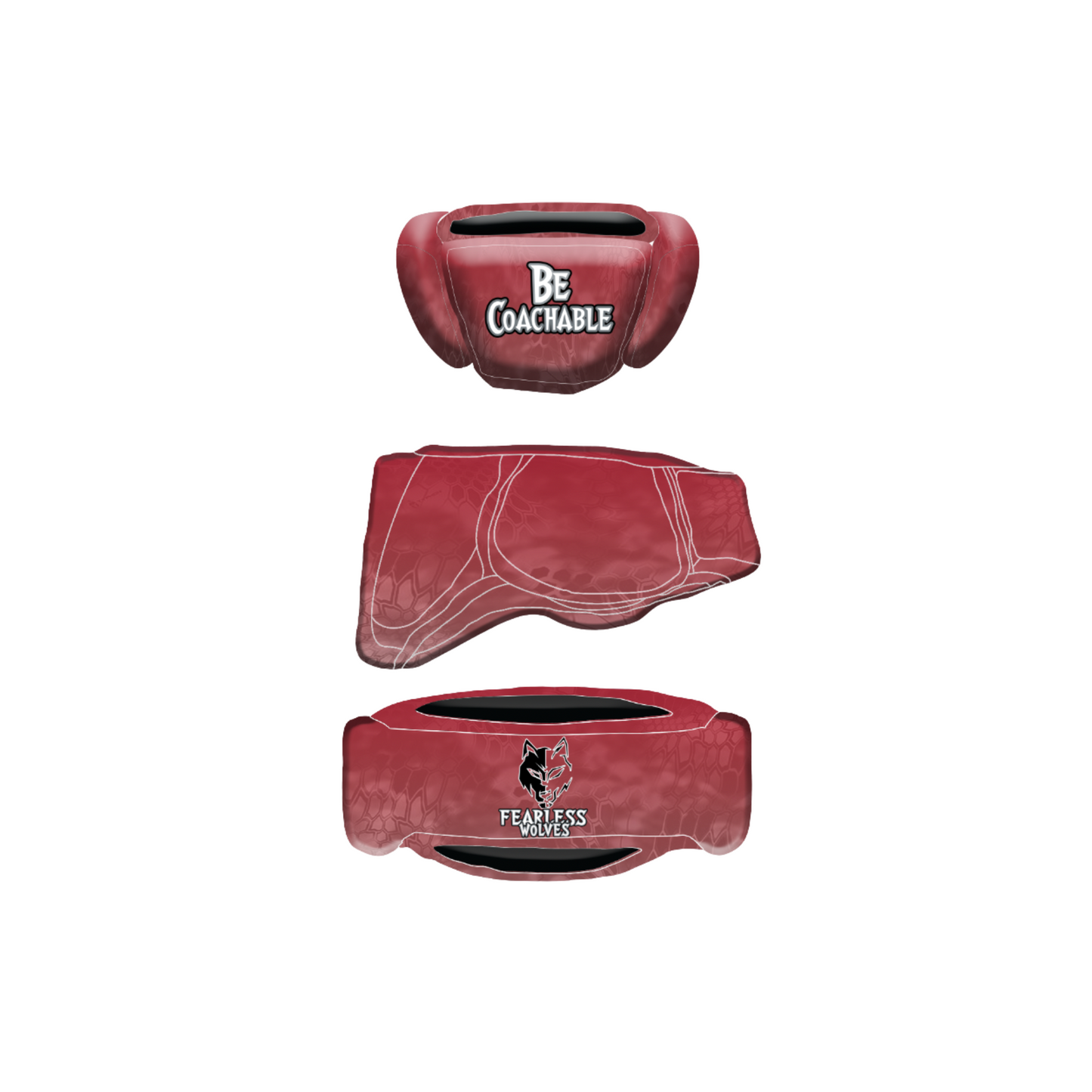 Fearless Wolves Flag Football - Crown Helmet