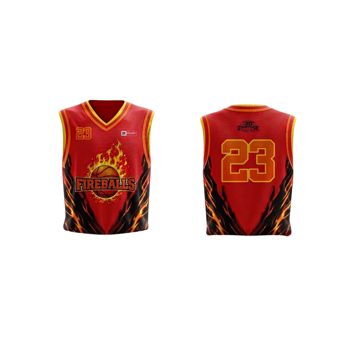 Jersey Tops - Fireballs