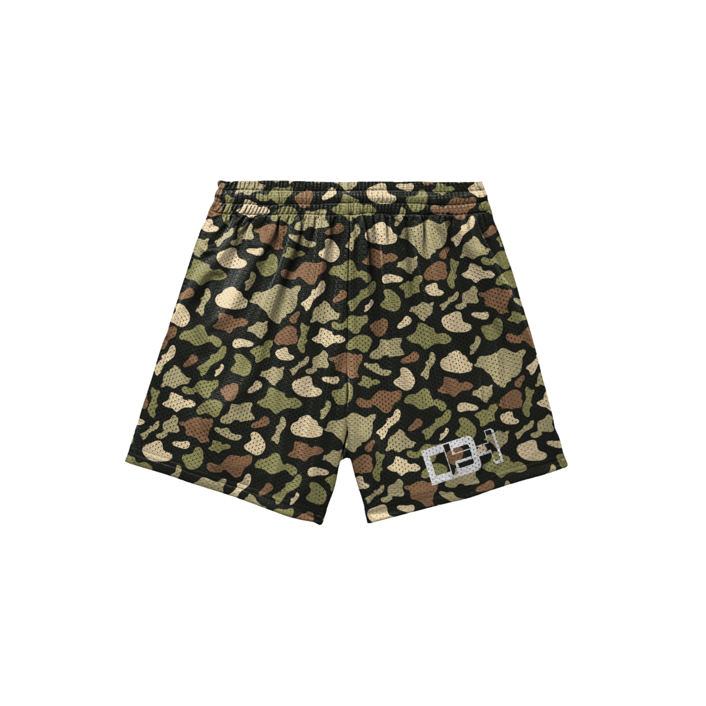 *PRE-ORDER* Mesh Shorts - Hawaiian Islands Camo Black