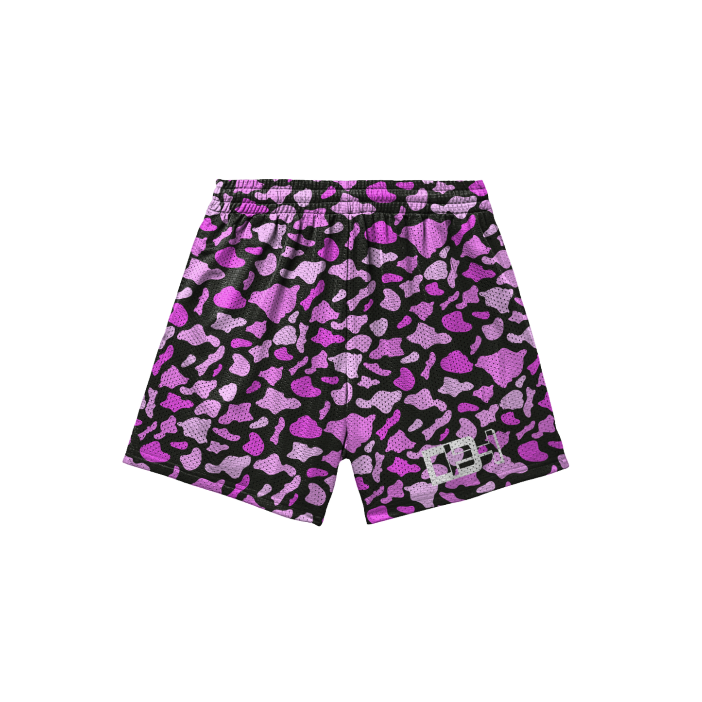 *PRE-ORDER* Mesh Shorts - Hawaiian Islands Camo Black Pink