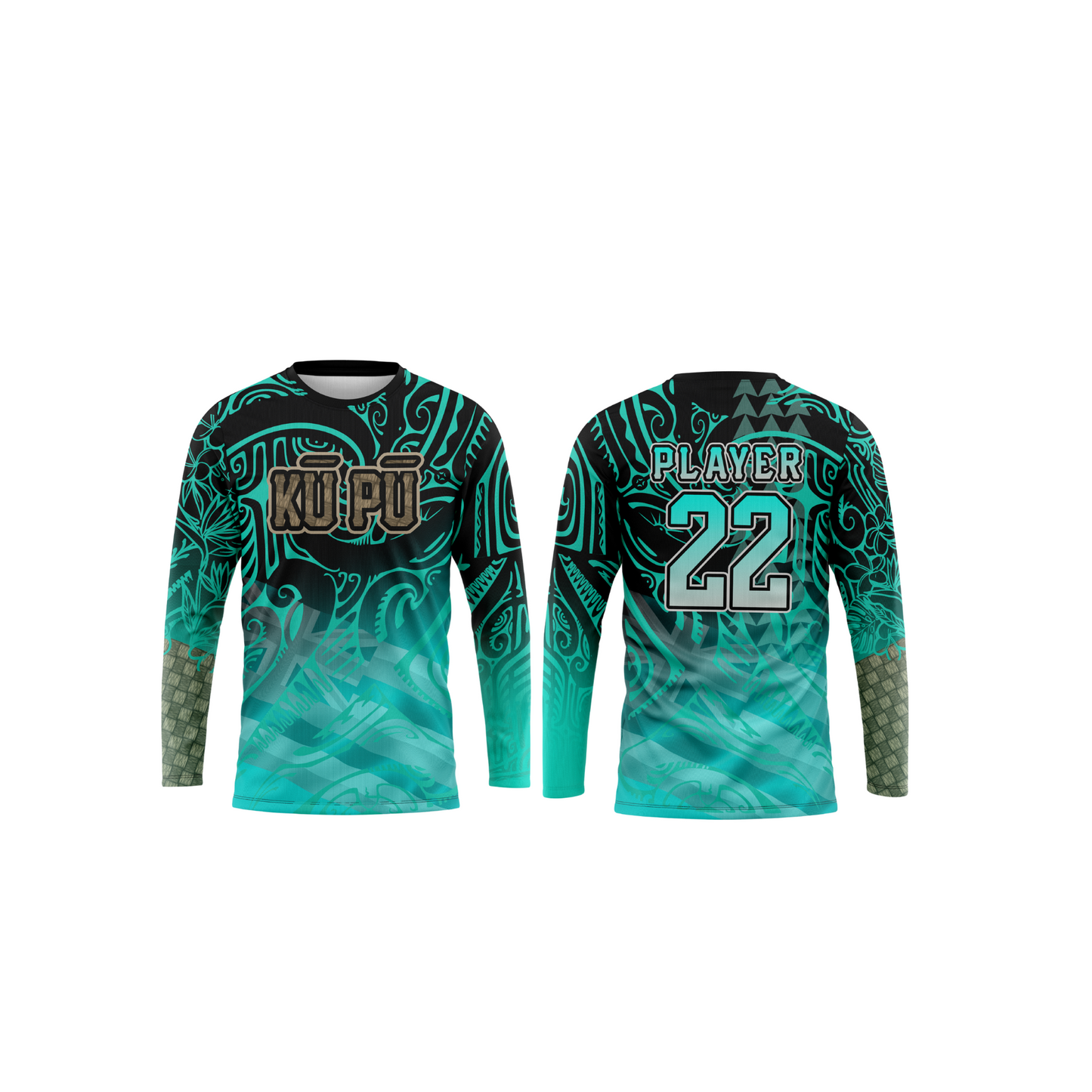 *CUSTOM* Kū Pū Flag Football Parent Booster - Long Sleeve Shirt