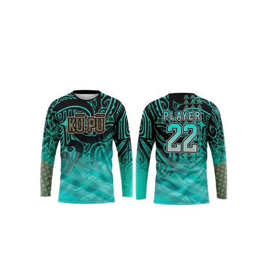 *CUSTOM* Kū Pū Flag Football Parent Booster - Long Sleeve Shirt