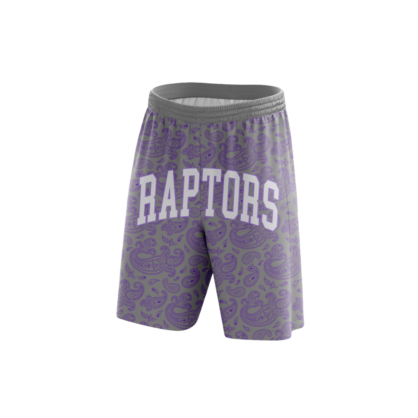 *CUSTOM* Manoa Raptors Team Mesh Shorts Paisley