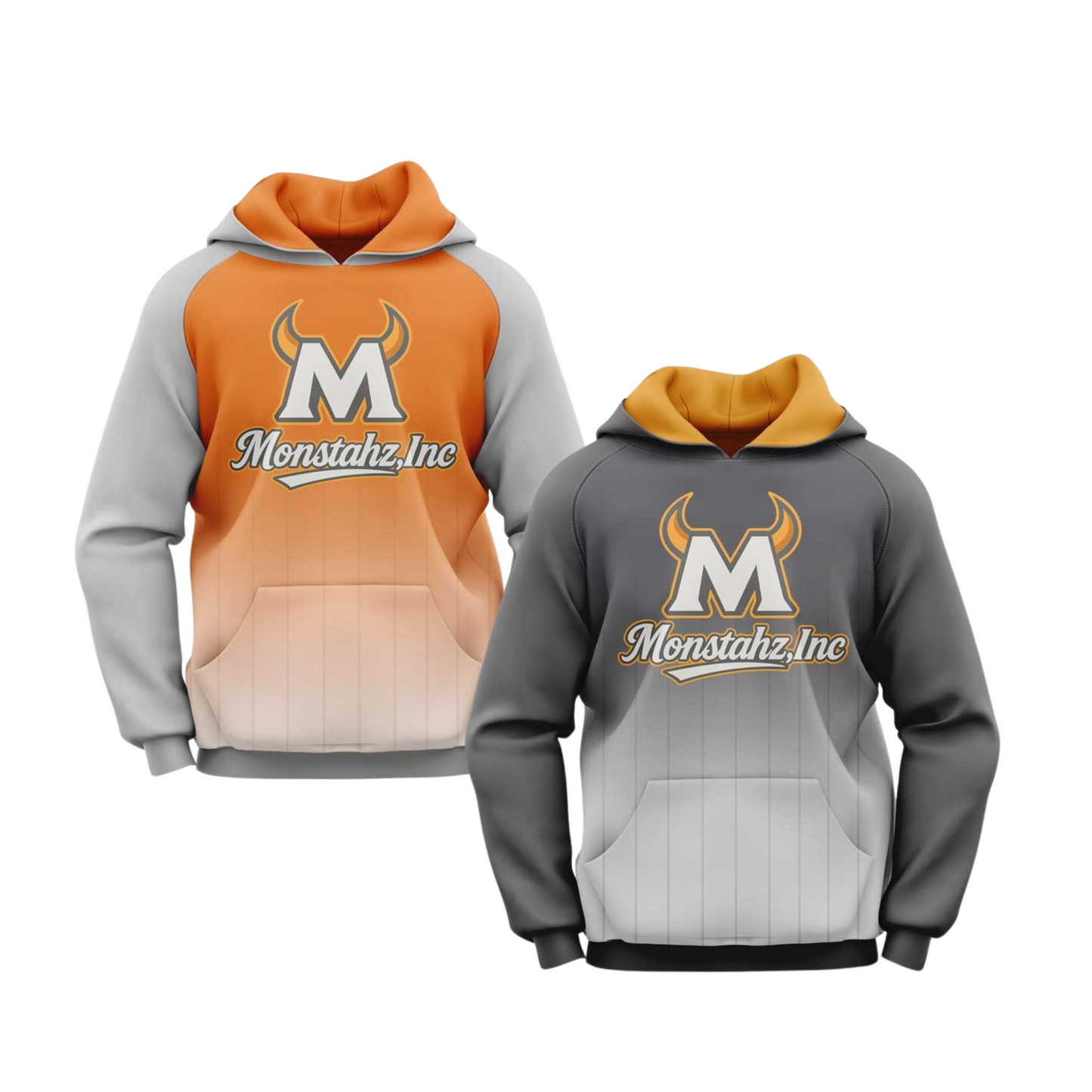 Monstahz Inc Football Hoodie Top Only - YOUTH