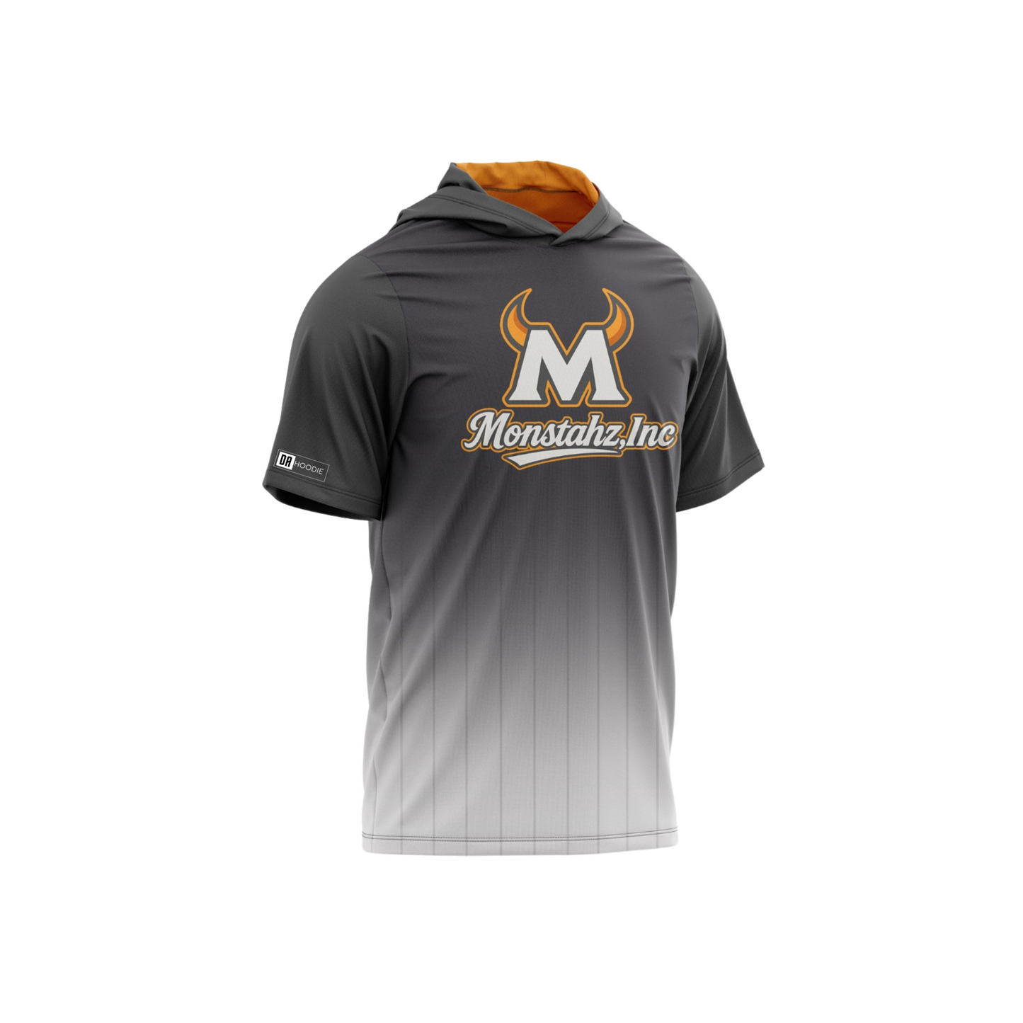 Monstahz Inc Flag Football Parent/Coach Booster - Short Sleeve Dark Grey Shirt