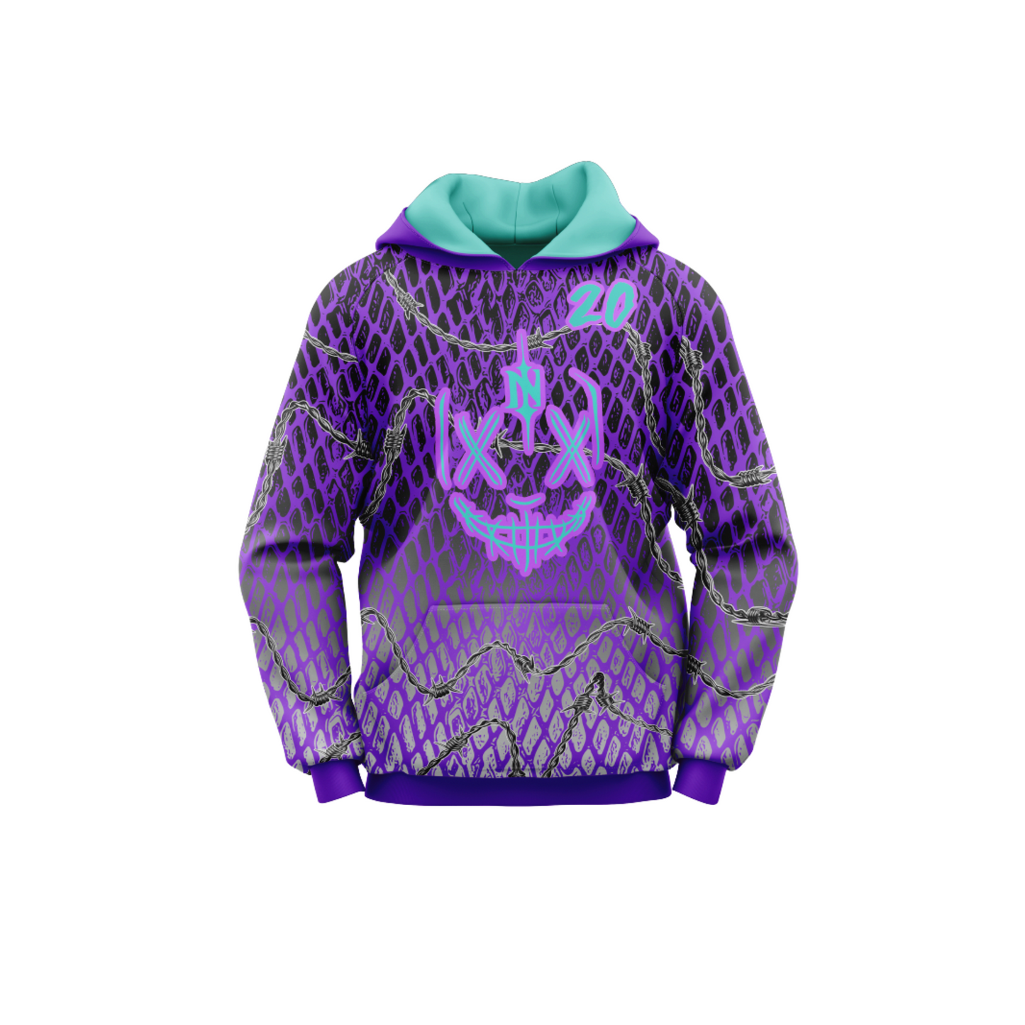 Nemesis Flag Football Hoodie Top Only - ADULT