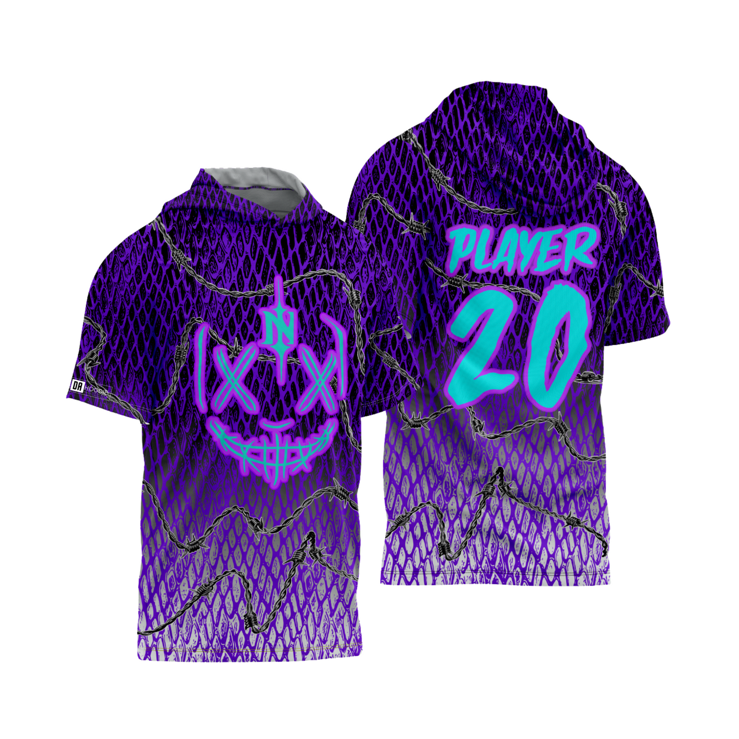 Nemesis Purple Flag Football Coach/Parent Booster - Short Sleeve Shirt