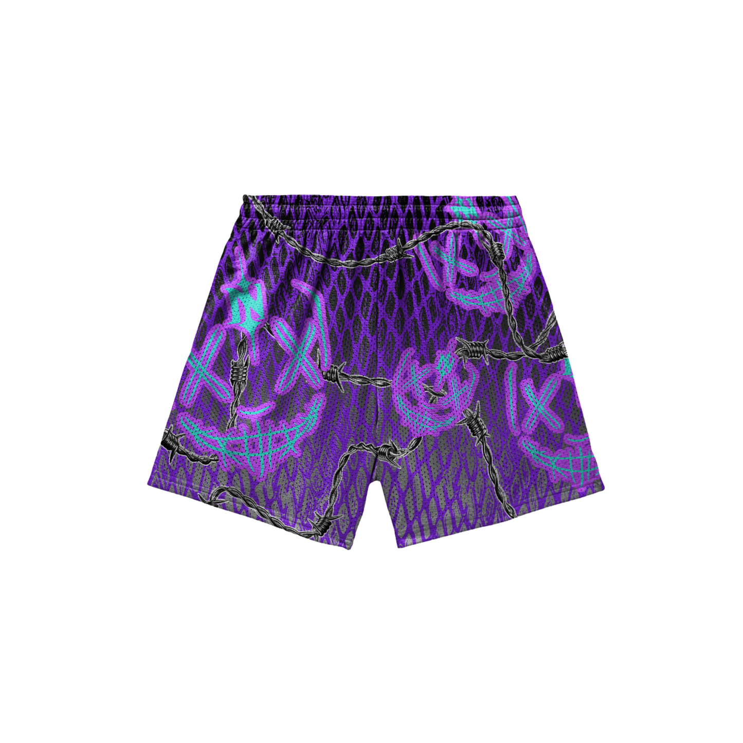 Nemesis Mesh Shorts - Purple