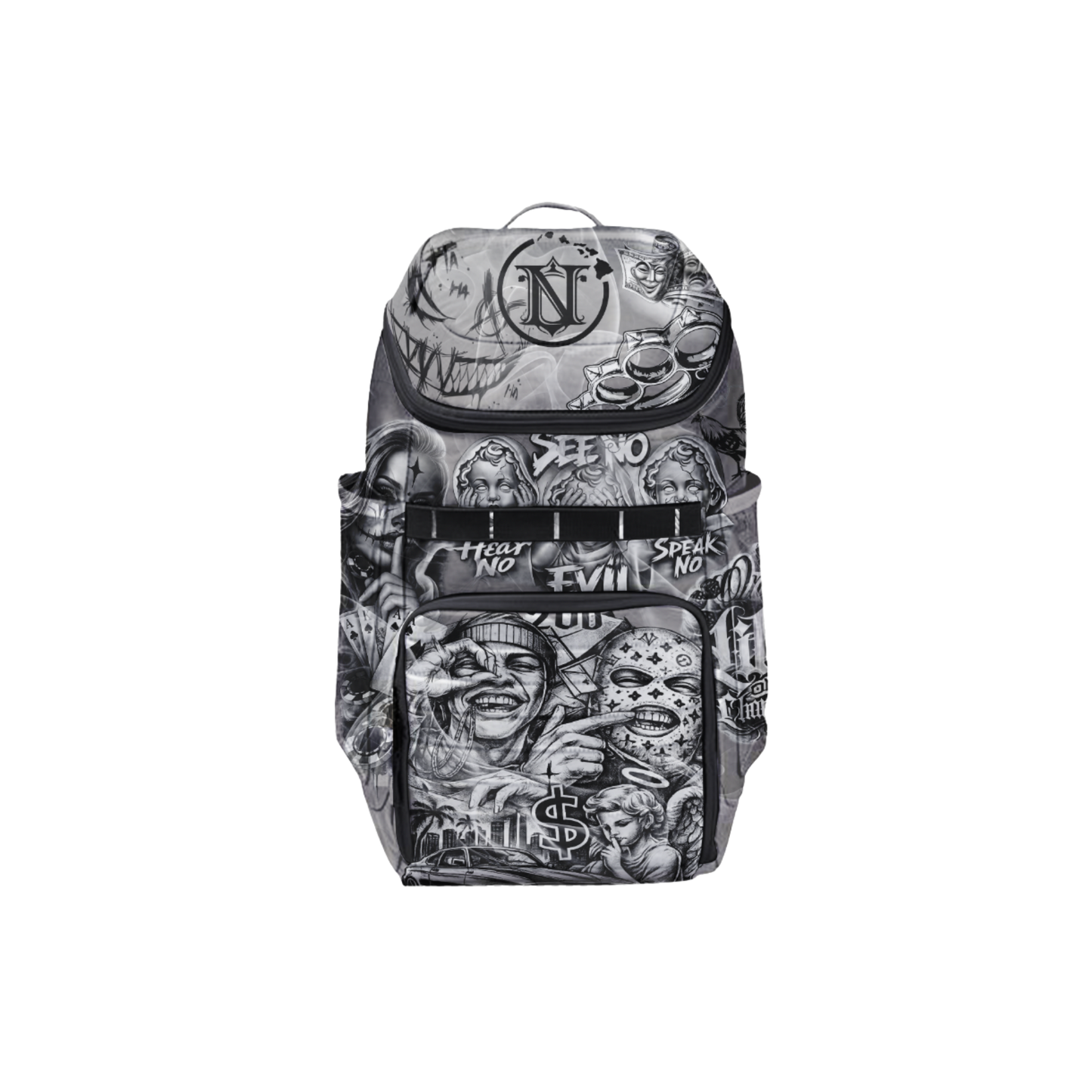 Nemesis Tattoo Backpack - GREY