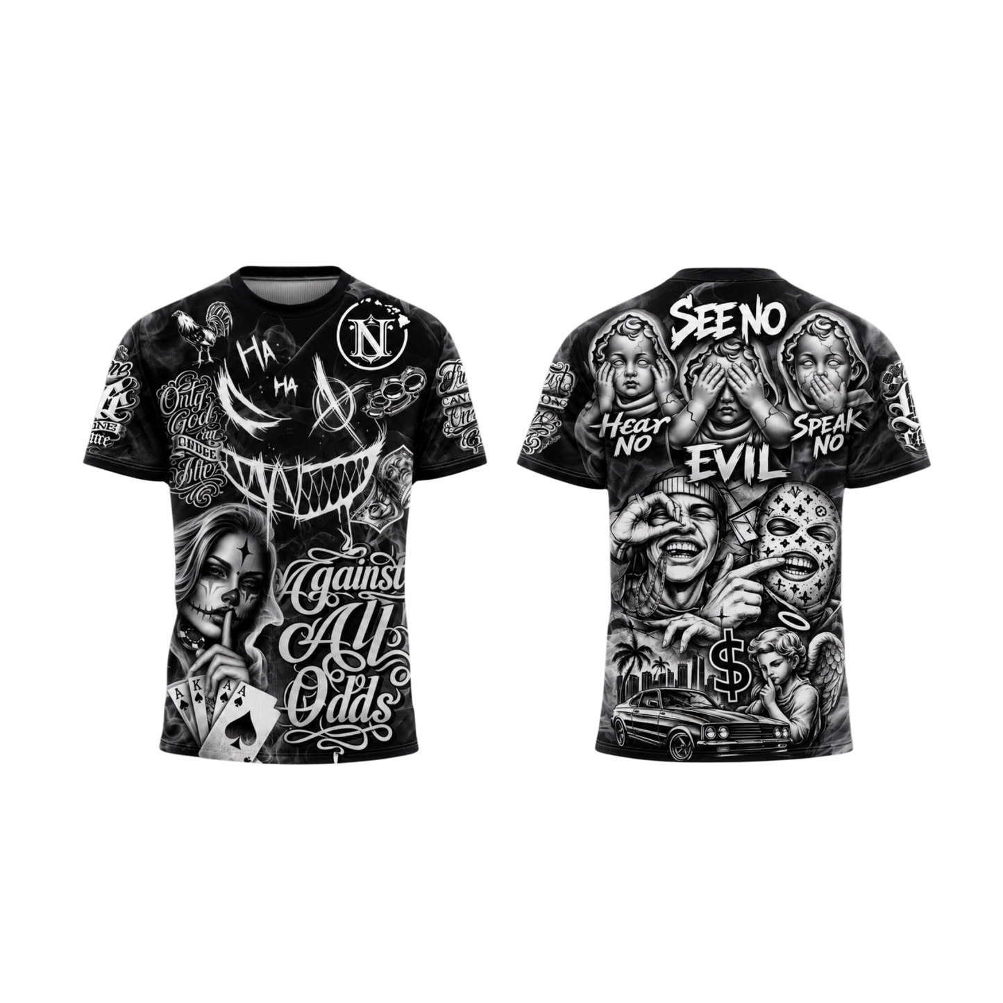 Nemesis Coach/Parent Booster - Short Sleeve Shirt Tattoo BLACK