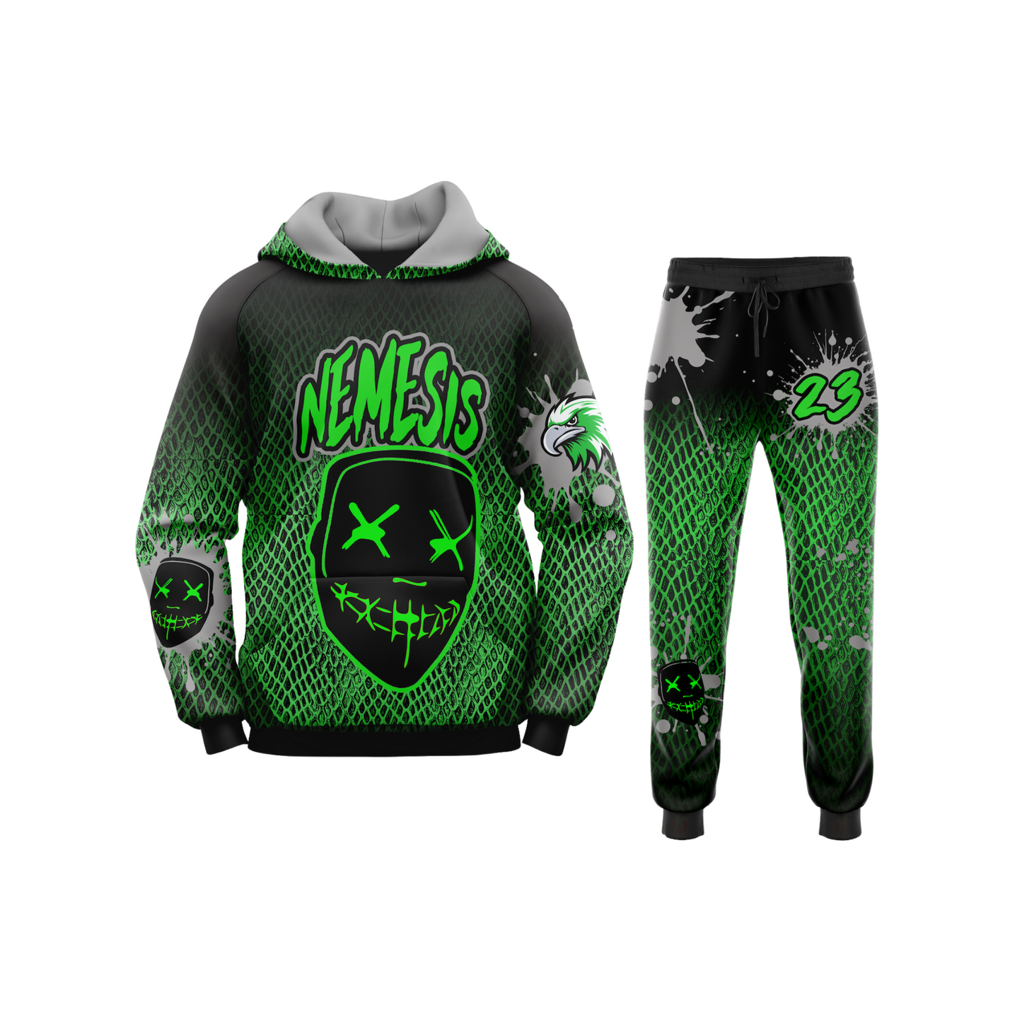 *CUSTOM* Nemesis Flag Football Hoodie & Pants Set - YOUTH
