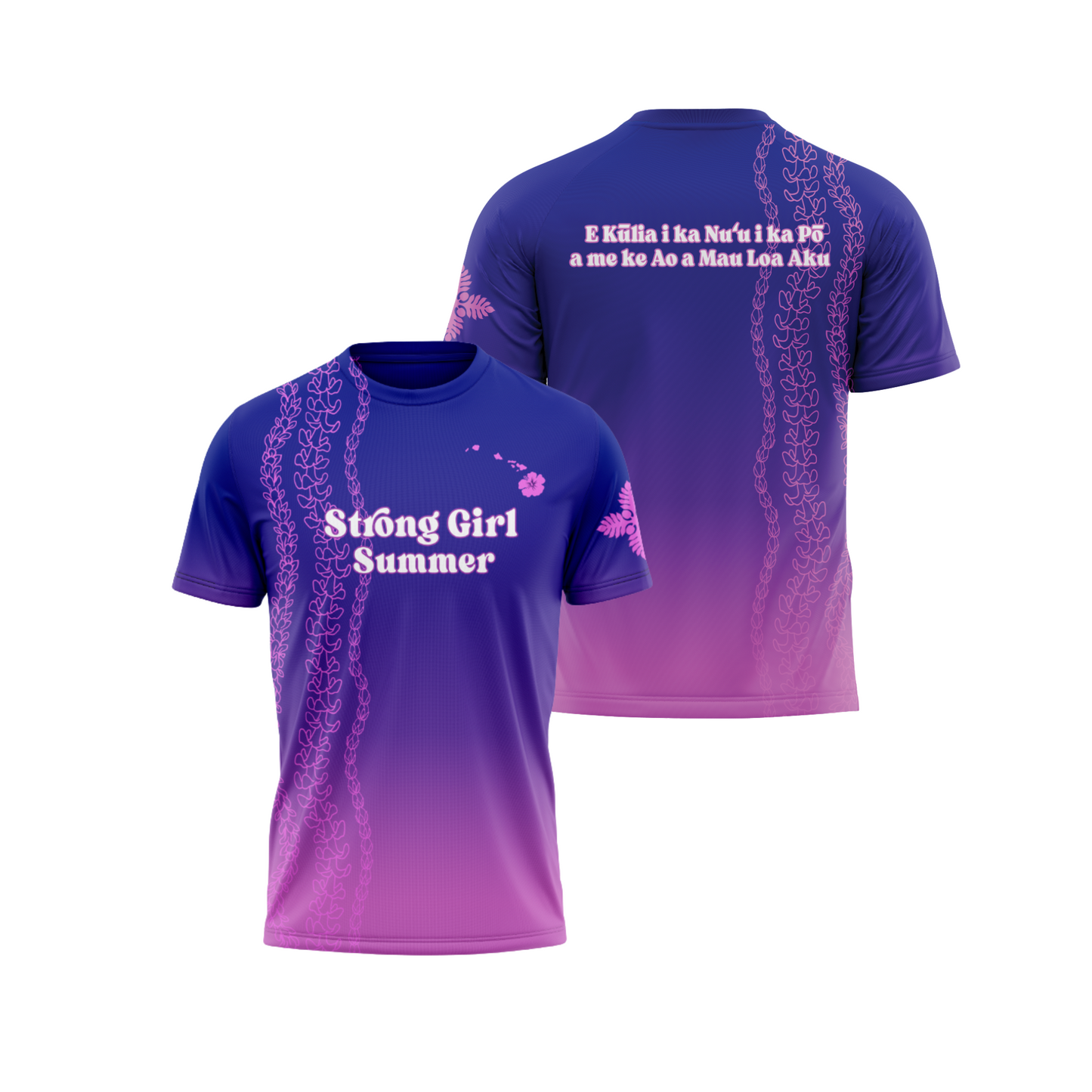 *CUSTOM* Strong Girl Summer - Short Sleeve Shirt