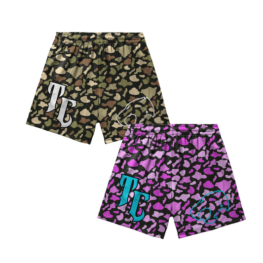Thundercats Team Mesh Shorts Hawaii Camo