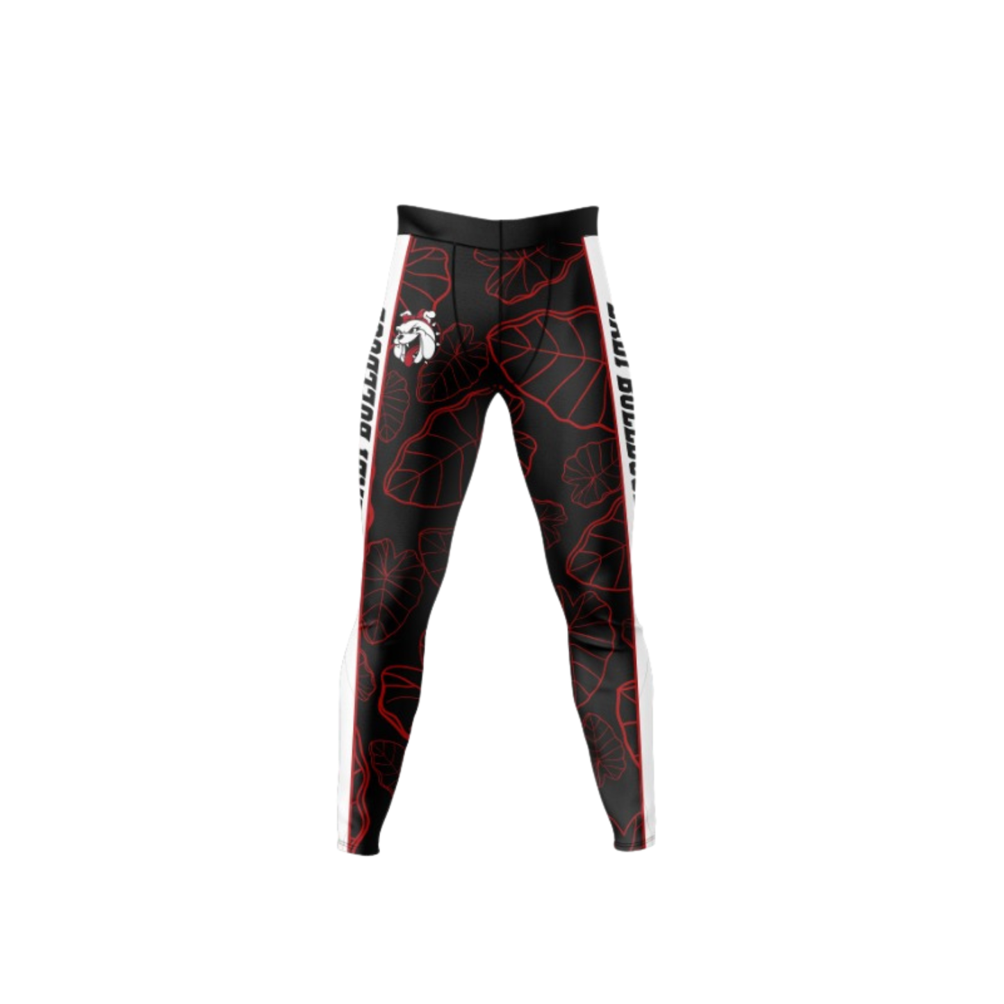 Waialua Lady Bulldogs Compression Pants - Black