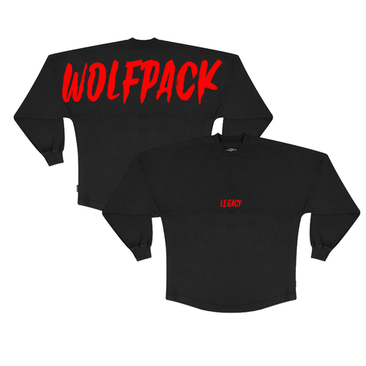 *CUSTOM* Wolpack Legacy Spirit Jersey - Long Sleeve Shirt