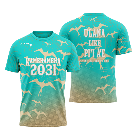 Kamehameha Class of 2031 Shirt Teal