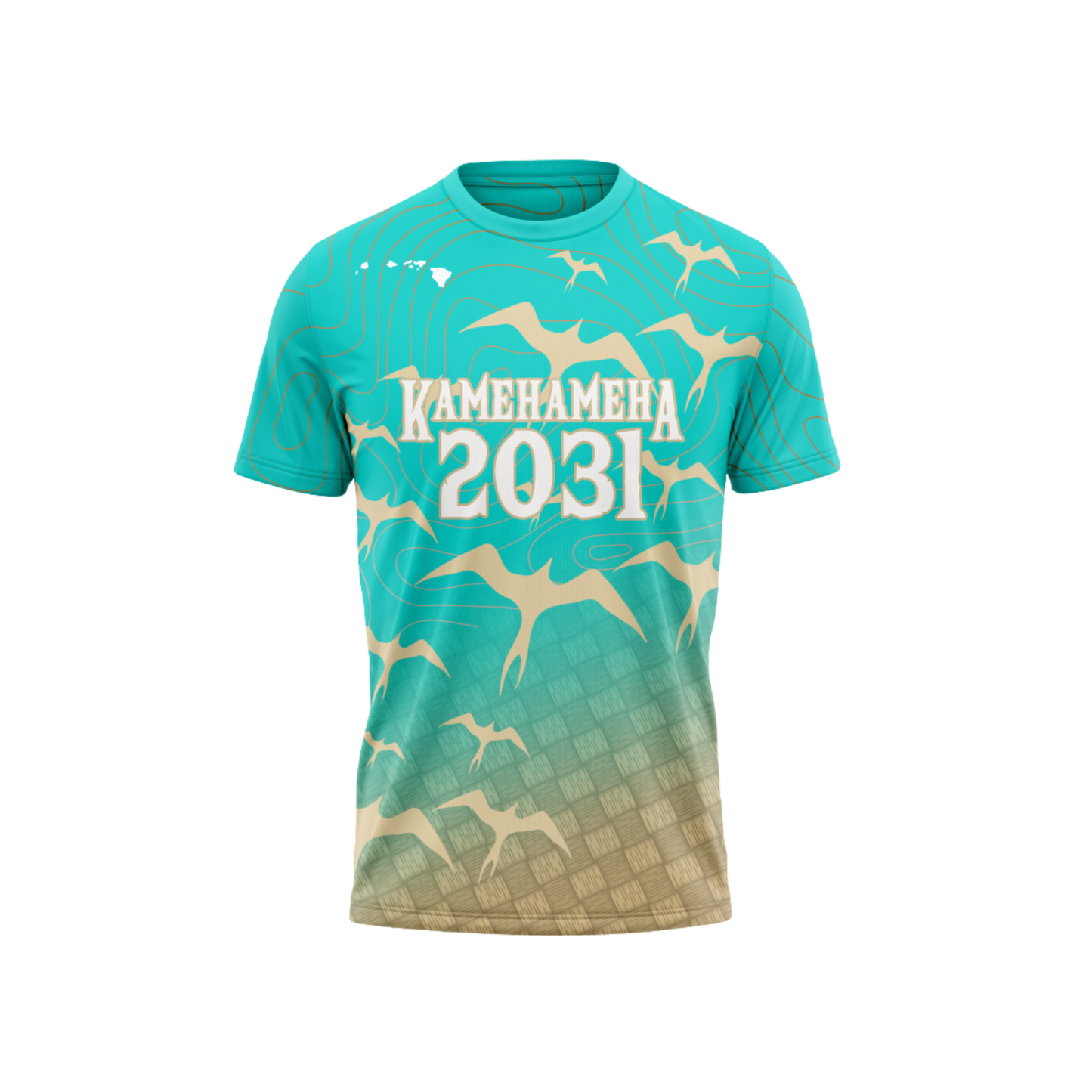 Kamehameha Class of 2031 Shirt Teal