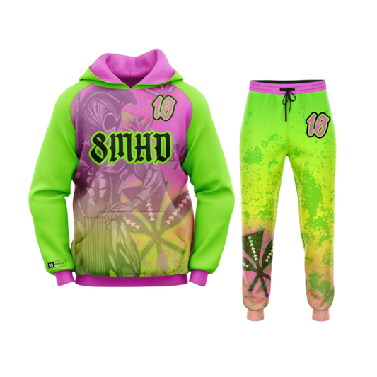 *CUSTOM* Team 8MHD Flag Football Hoodie & Pants Set - ADULT