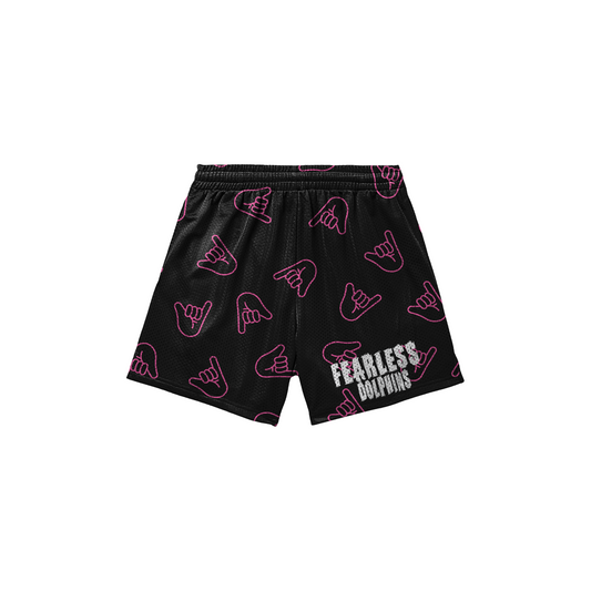 *CUSTOM* Fearless Dolphins Shaka Mesh Shorts
