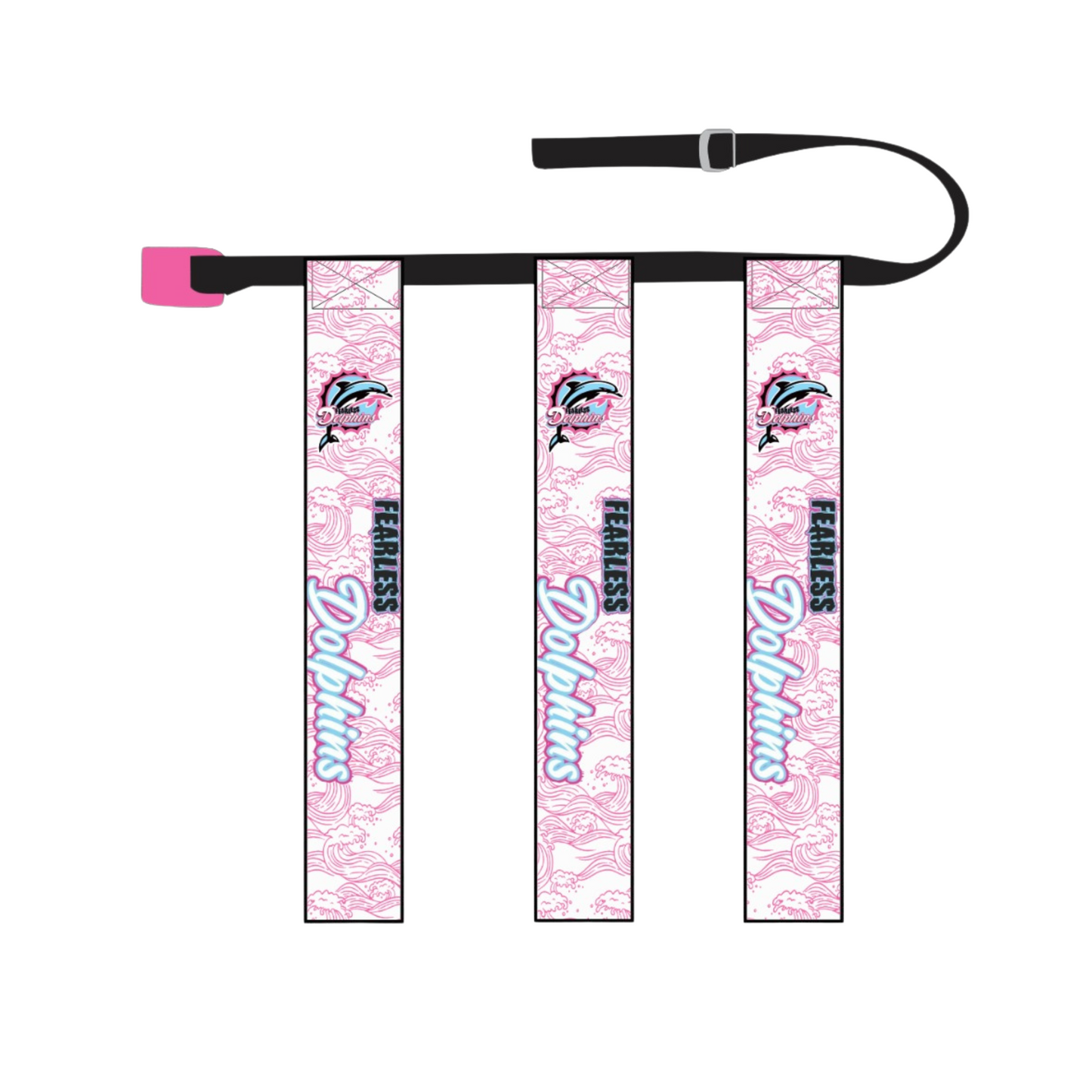 *CUSTOM* Fearless Dolphins Flag Football - Flags w/ Pop-socket System
