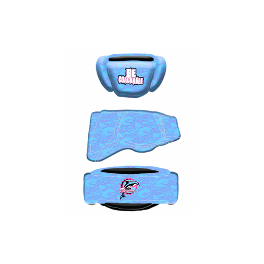 Fearless Dolphins Flag Football - Crown Helmet