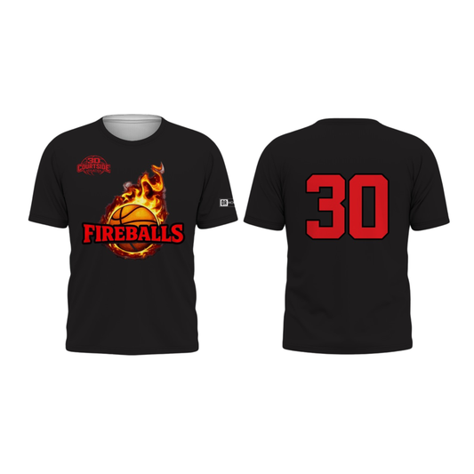 Fireballs Basketball Practice Shirt - Short Sleeve