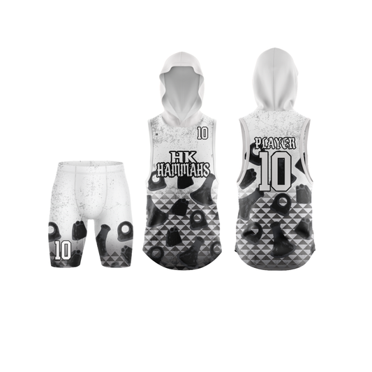 *CUSTOM* HK Hammahs Flag Football Jersey Set - WHITE