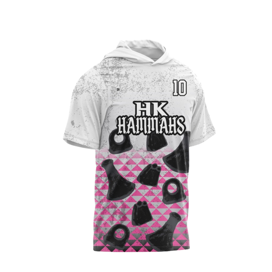 HK Hammahs Flag Football Parent/Coach Booster - Short Sleeve Shirt - PINK
