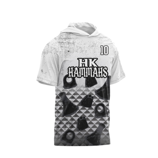 HK Hammahs Flag Football Parent/Coach Booster - Short Sleeve Shirt - WHITE