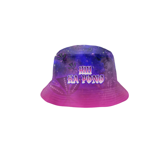 Hui Ka Pono Bucket Hat - Purple Pink