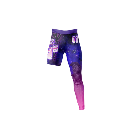 Hui Ka Pono Compression Pants - Purple Pink