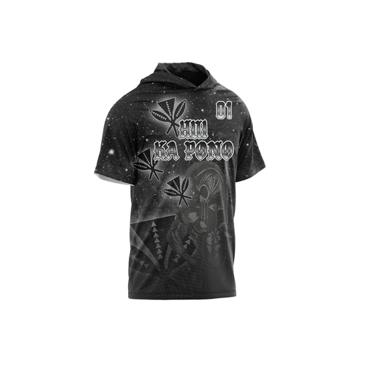 Hui Ka Pono Parent Booster Short Sleeve Shirt - Black White