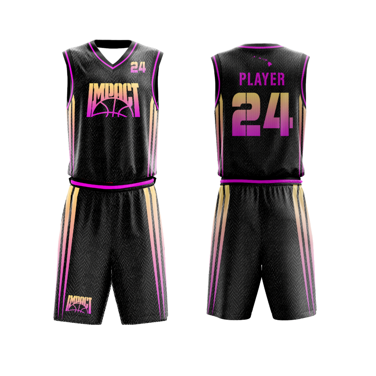 Impact Basketball Jersey Combo Set