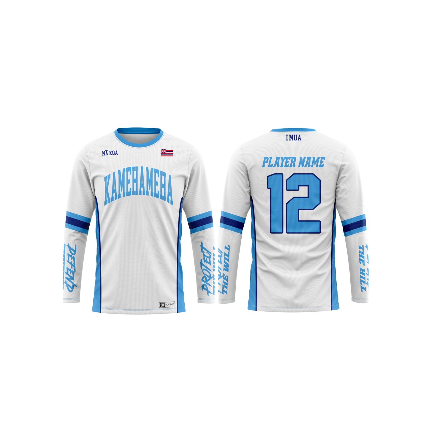 KSK 2026 Warriors Parent Booster Long Sleeve Shirt - WHITE