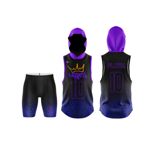 *CUSTOM* Team Legacy Flag Football Jersey Set - Black