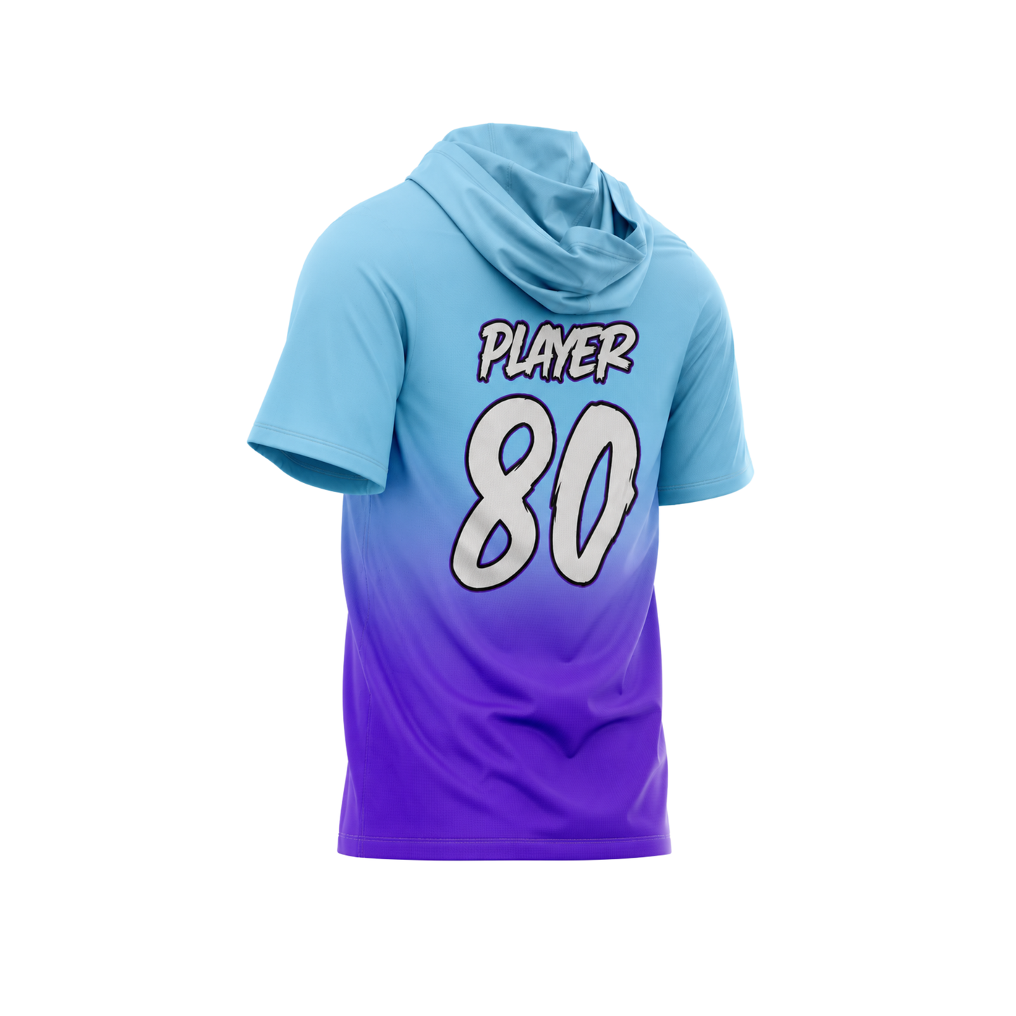Manoa Raptors Booster Short Sleeve Shirt - Blue Purple