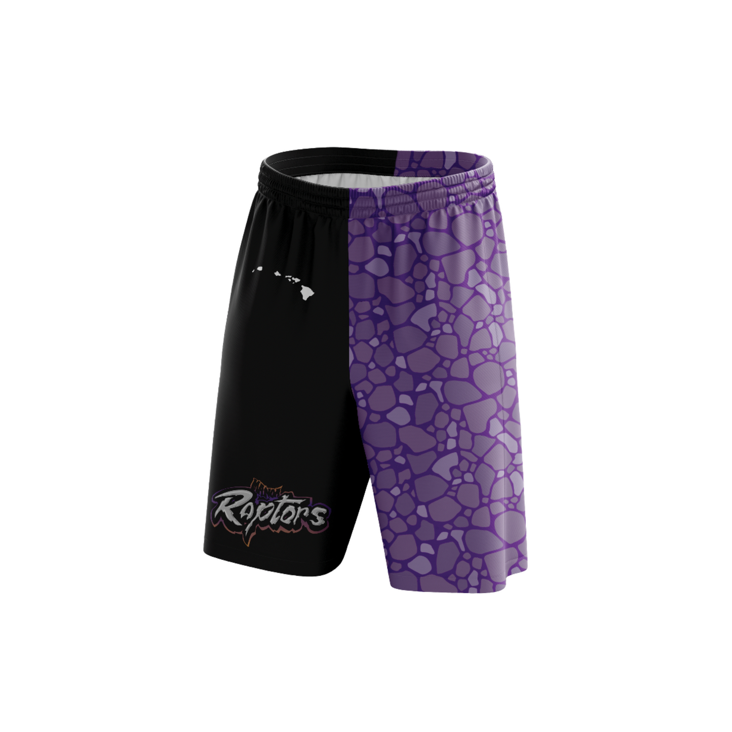 *CUSTOM* Manoa Raptors Team Mesh Shorts