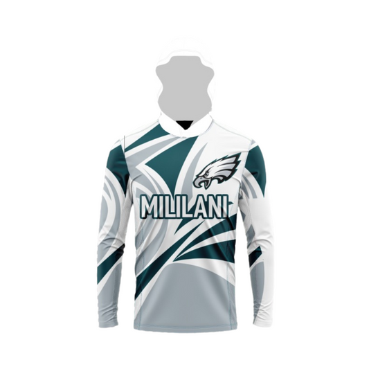 *CUSTOM* Mililani Eagles Flag Football Parent/Coach Booster - Long Sleeve Shirt