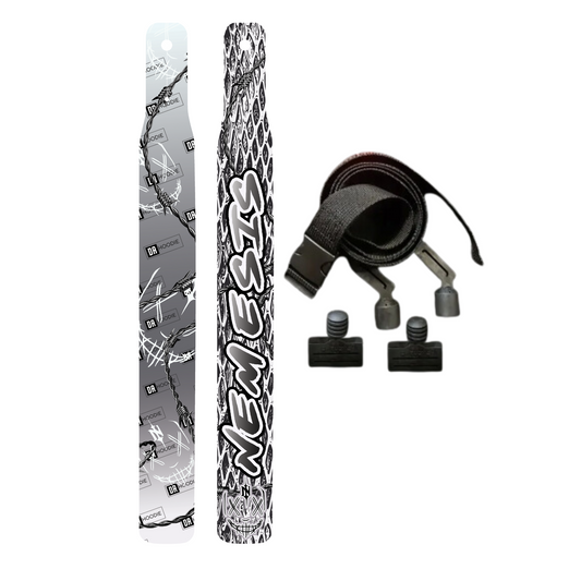 Nemesis Black Flag Football - Flags w/ Pop-socket System