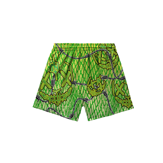 Nemesis Mesh Shorts - Green