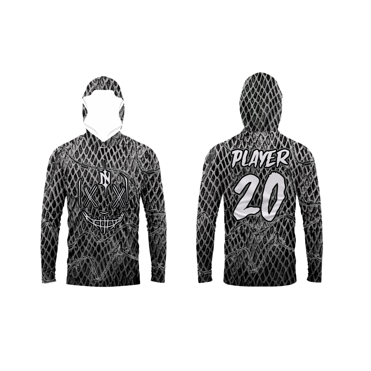 Nemesis Black Flag Football Coach/Parent Booster - Long Sleeve Shirt