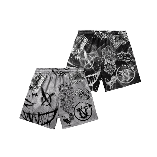 Nemesis Mesh Tattoo Shorts