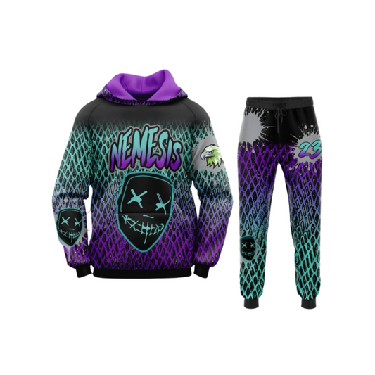 *CUSTOM* Nemesis Flag Football Hoodie & Pants Set - YOUTH