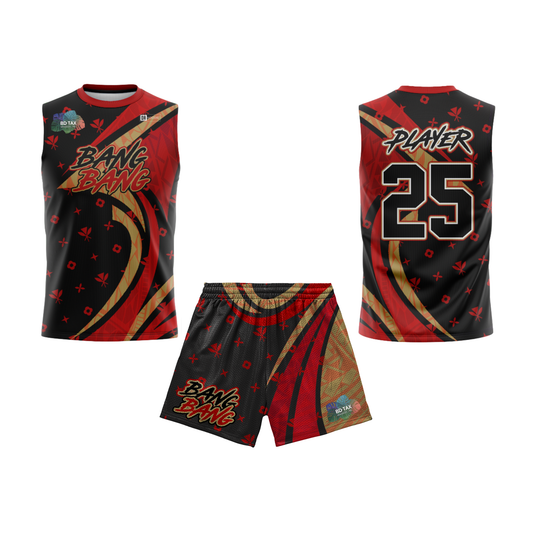 Niner Empire Flag Football Jersey Combo Mesh Shorts - Black