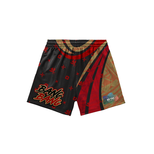Mesh Shorts - Niner Empire Flag Football Team - Black